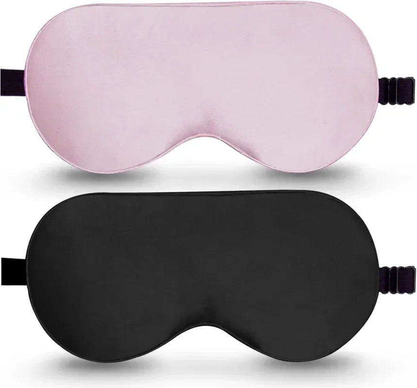 Soft Silk Sleep Mask – 100% Blackout & Zero Eye Pressure