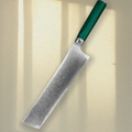 Damascus Steel Nakiri Knife – Full Tang Chef Kitchen Knife
