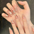 YADORNOS Chinese Style Press On Nails | Cat's Eye Almond 10pc