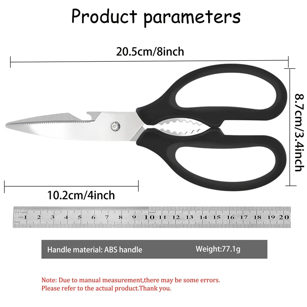 Multipurpose Kitchen Scissors – Ergonomic BBQ Food Shears