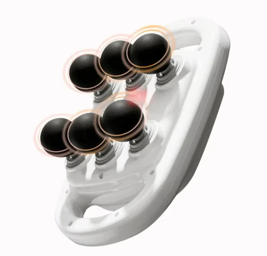 Electric Percussion Massage Gun 6 Heads Neck Shoulders Legs Full Body