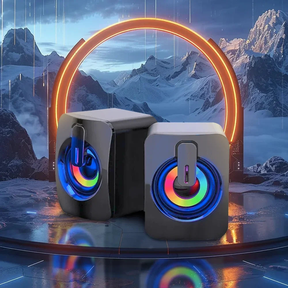 Ballena USB Stereo Computer Speakers with Microphone 2.0