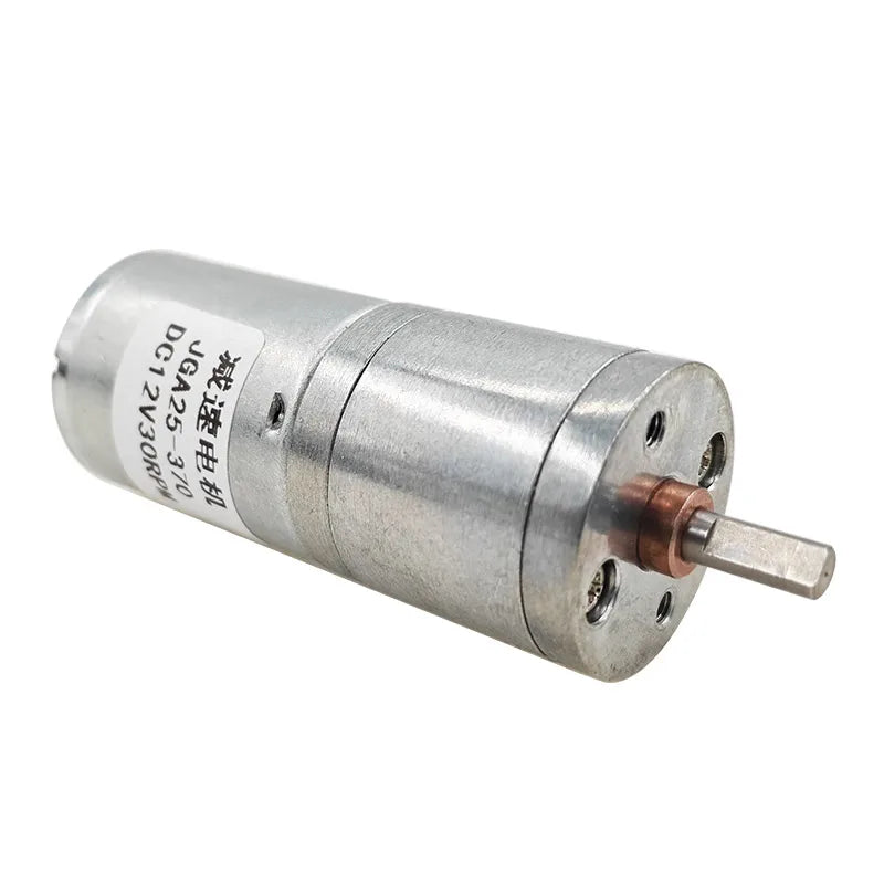 JGA25-370 DC Geared Motor 3V High Torque + Mounting Bracket