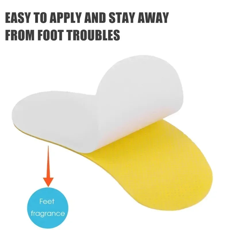 Lemon Shoe Deodorant Stickers – Fresh Insoles 10 Pack
