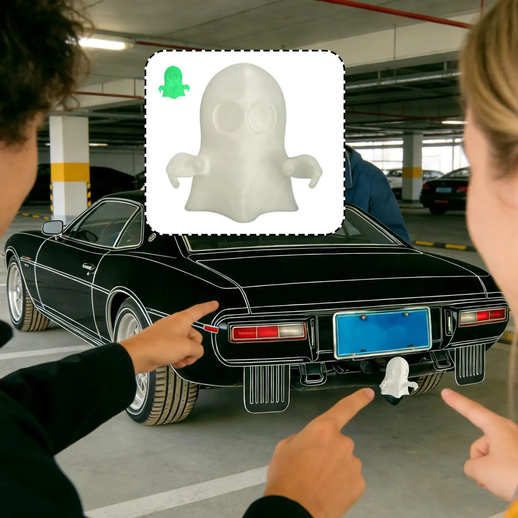 Funny Trailer Hitch Cover Glow Dark Vehicle Decoration Plug Men