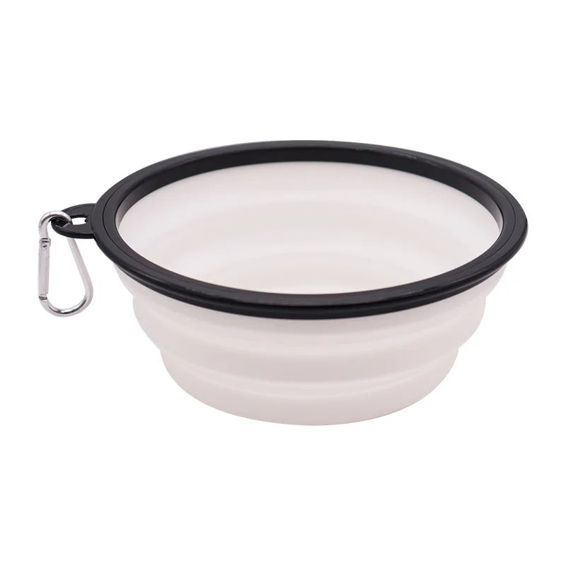 Portable Collapsible Dog Bowl | Foldable TPE Travel Pet Bowl