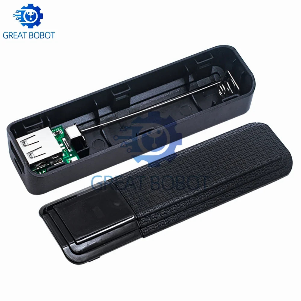 DIY 18650 USB Power Bank Case – Portable Battery Charger Box