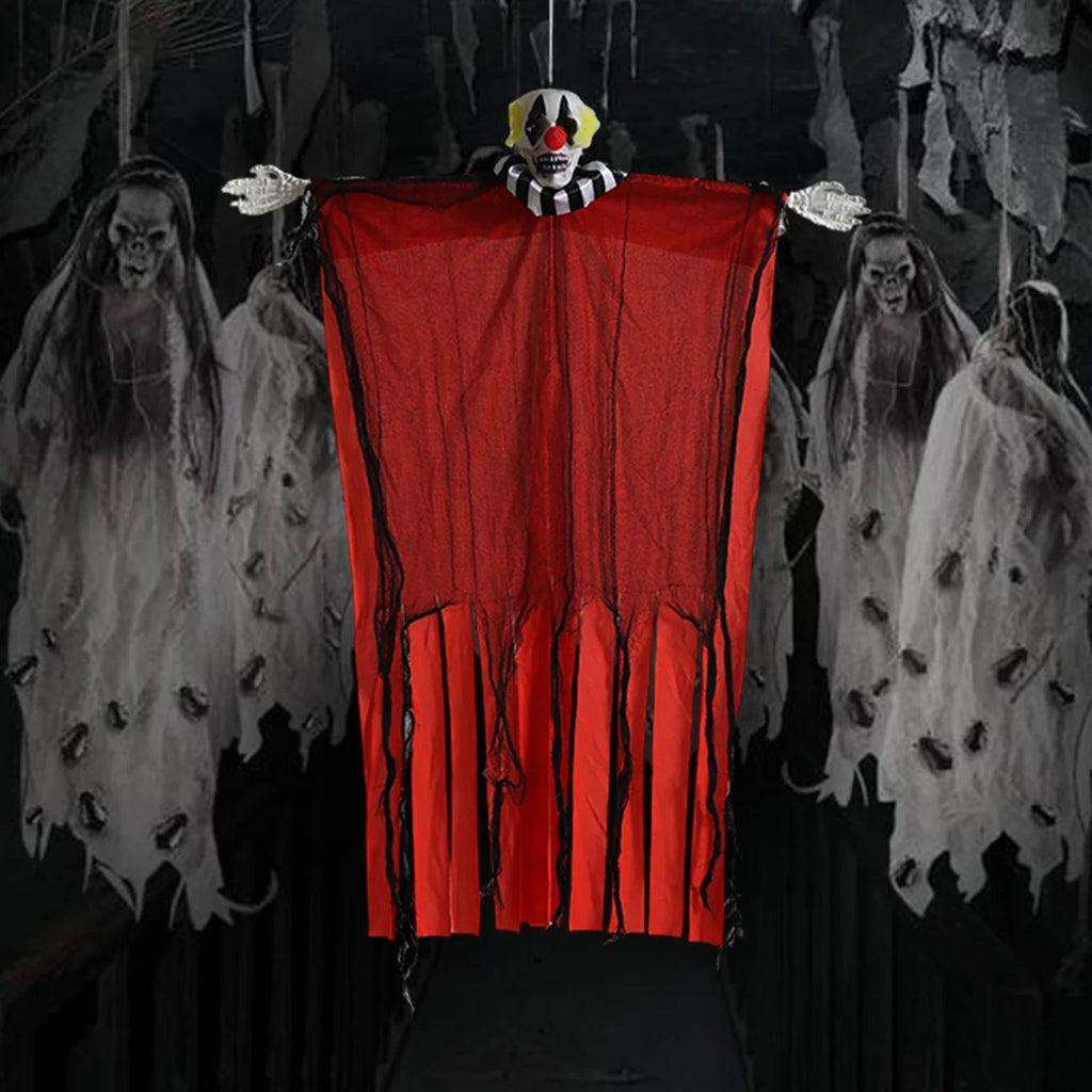 Halloween Hanging Skeleton & Ghost Props | Outdoor Haunted Decor