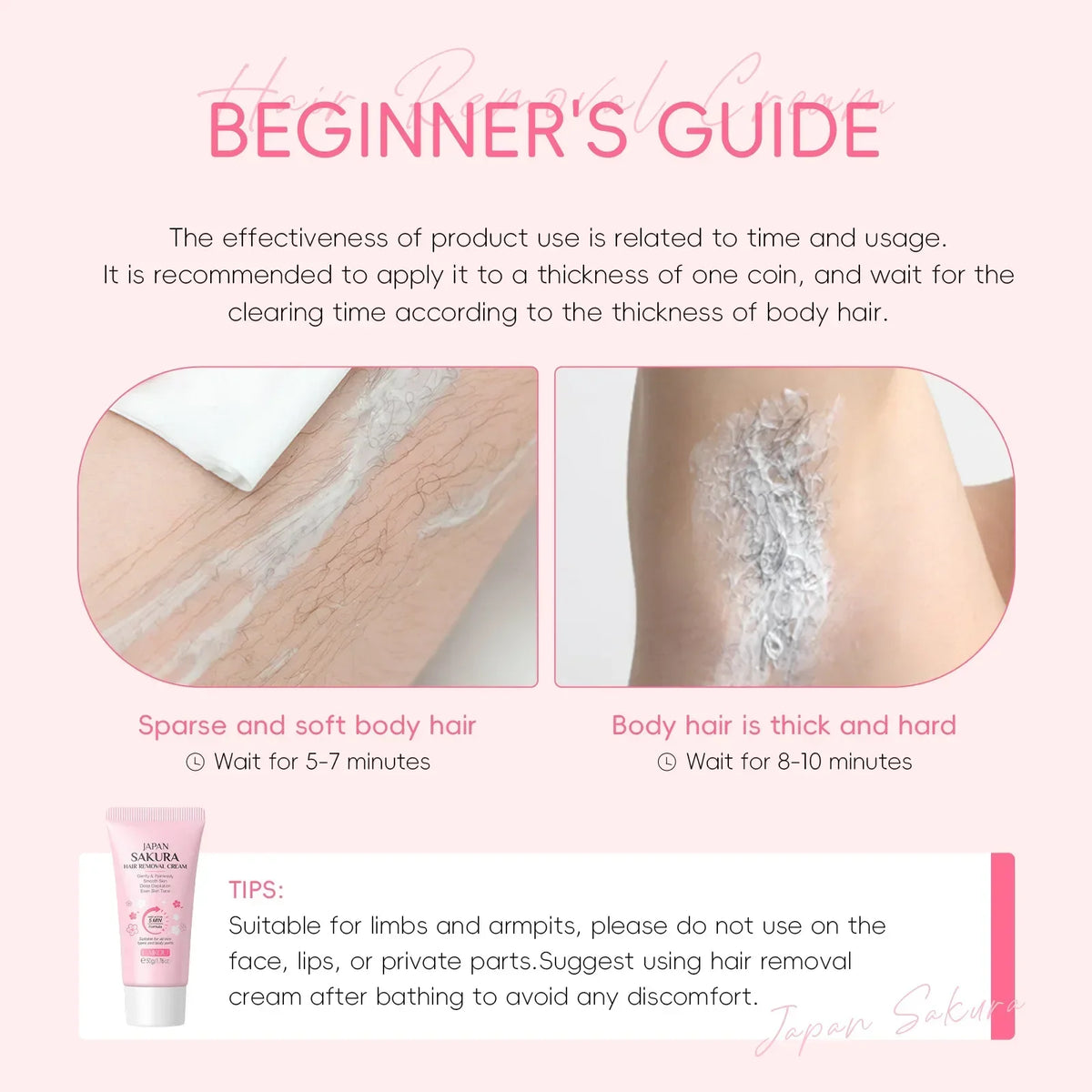 LAIKOU Hair Removal Cream Intimate Areas Epilator Painless Health