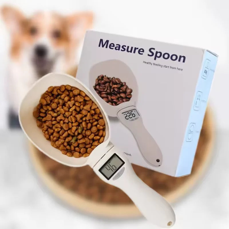 Pet Food Electronic Spoon Scale 800g – Dogs, Cats & Kitchen