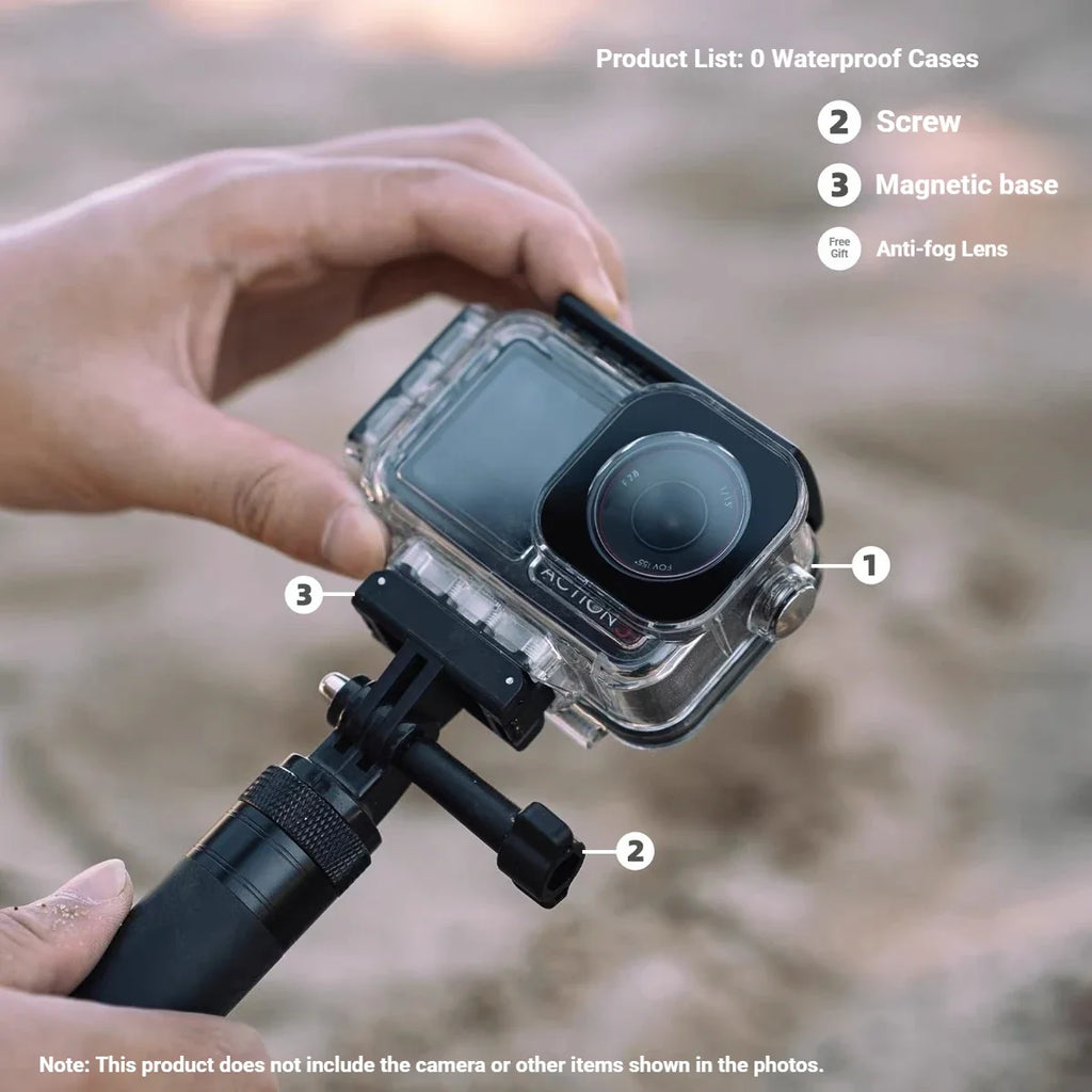 Magnetic Waterproof Diving Case for DJI Action 5 Pro/4/3