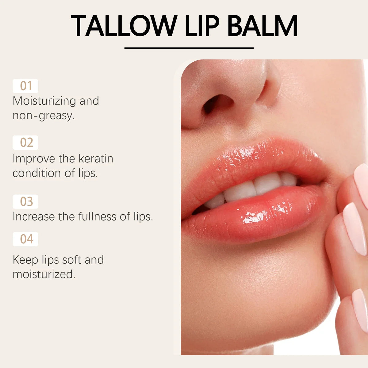Jaysuing Moisturizing Lip Balm – Hydrate, Repair & Remove Darkness