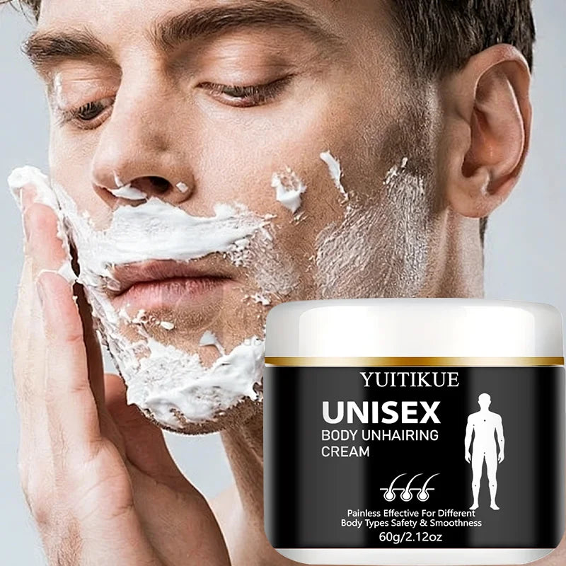 YUITIKUE Body Hair Removal Cream – Unisex, All Skin Types 60g