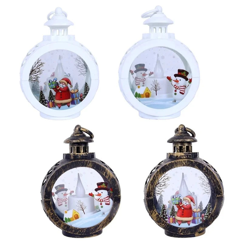 Christmas Round Wind Light – Festive Home Decor Ornament