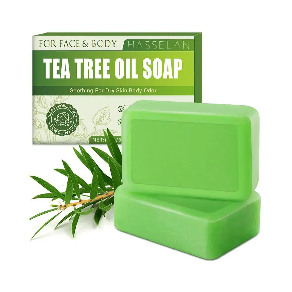 Tea Tree Oil Soap Bar 100g – Acne & Body Cleanser