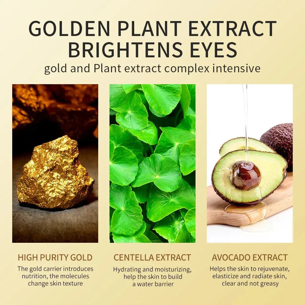 Avocado Golden Collagen Eye Mask Anti Dark Circles Removal Bags