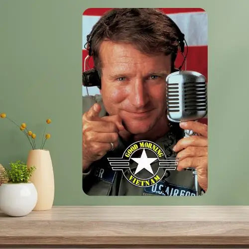 Good Morning Vietnam Classic Movie Metal Poster Sign
