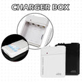 4-Slot AA Battery USB Power Bank – Emergency Charger & LED