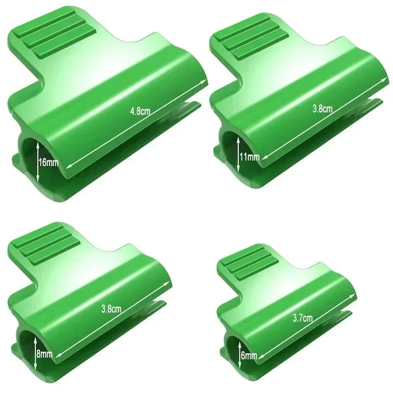 Greenhouse Film Snap Clamps for Fiberglass Hoop Grow Tunnels
