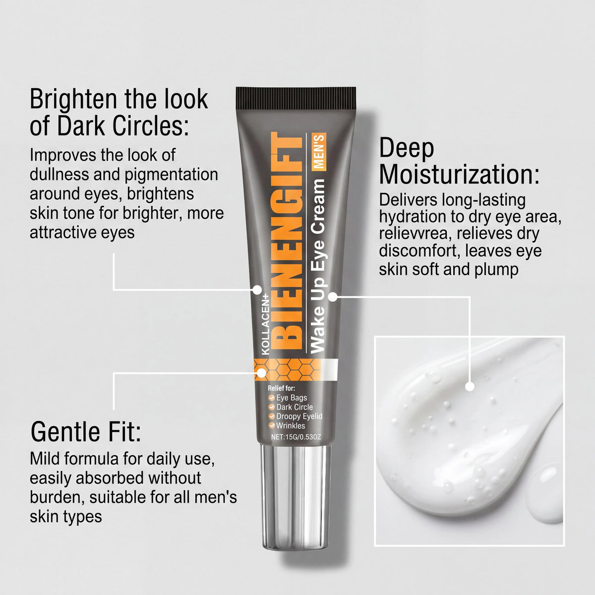 Bee Venom Eye Cream – Dark Circles, Bags & Wrinkles