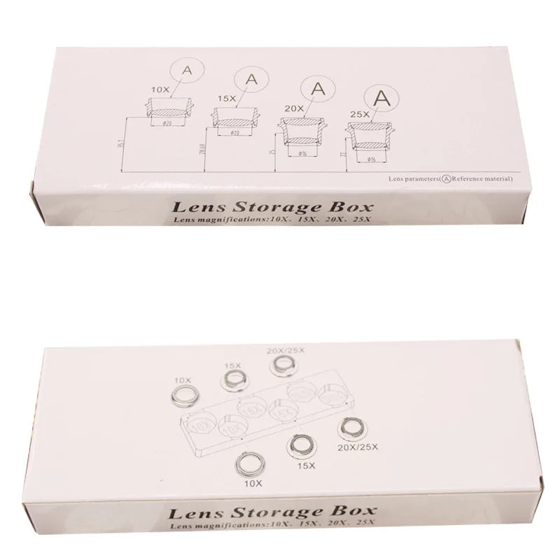 LED Magnifier Loupe Glasses 10X 15X 20X 25X – Jewelry Watch Repair