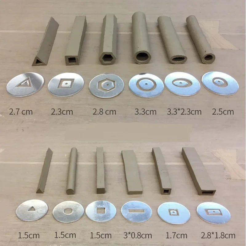 Handheld Clay Extruder Tool Set | Pottery & Ceramic Art