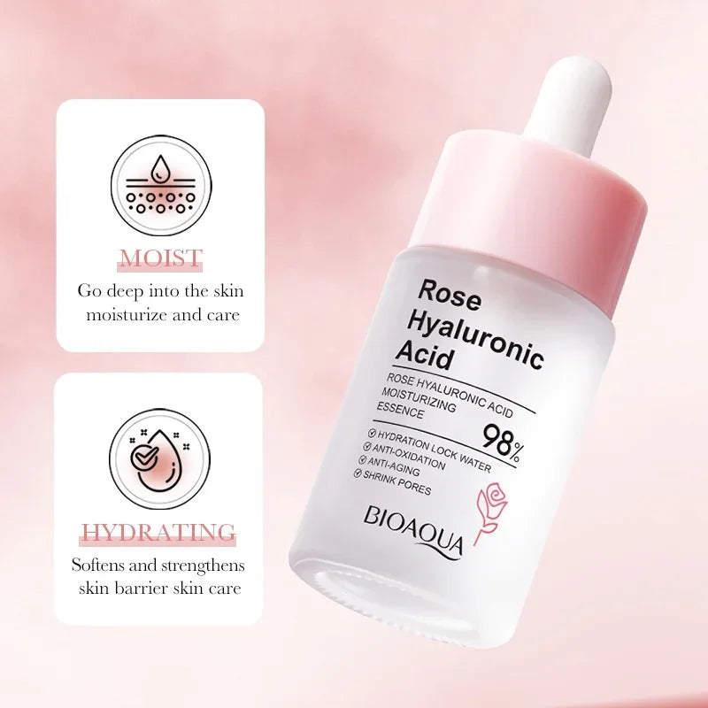 BIOAQUA Rose Hyaluronic Acid Facial Essence 30ml