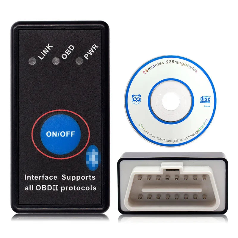 ELM327 V1.5 OBD2 Bluetooth Scanner – PIC18F25K80 Code Reader