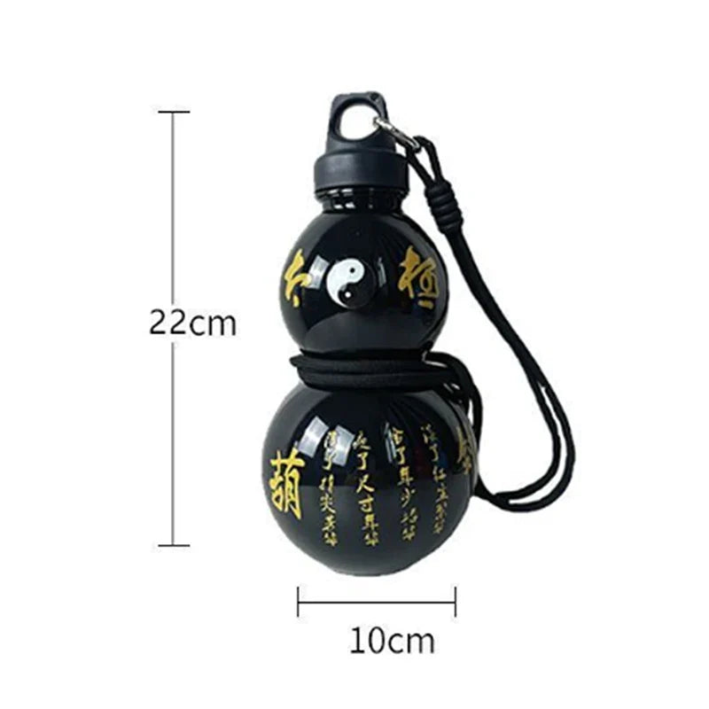 Gourd-Shaped Water Bottle 750ml BPA-Free | Chinese Style