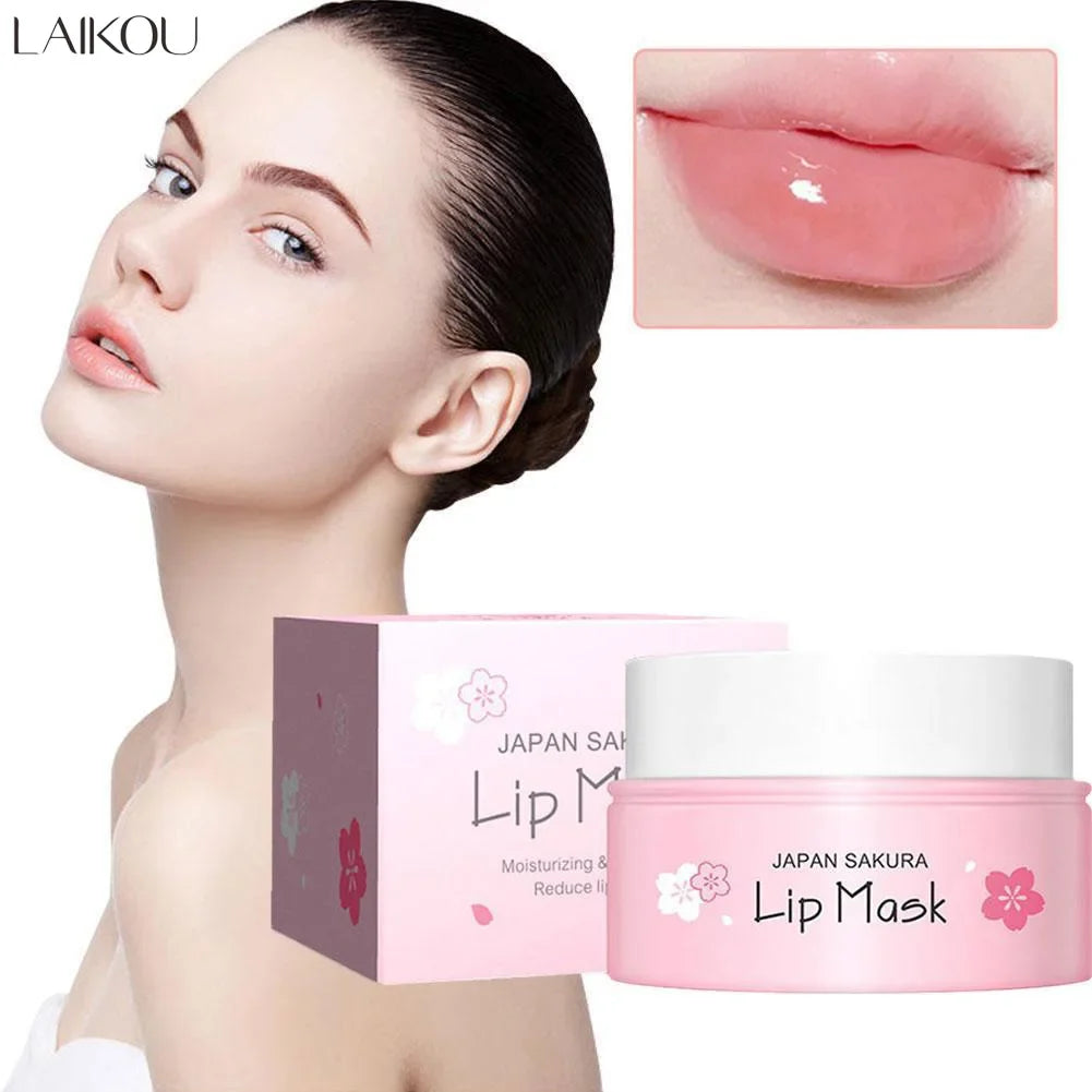 LAIKOU Sakura Lip Mask 8g – Overnight Hydrating Lip Treatment