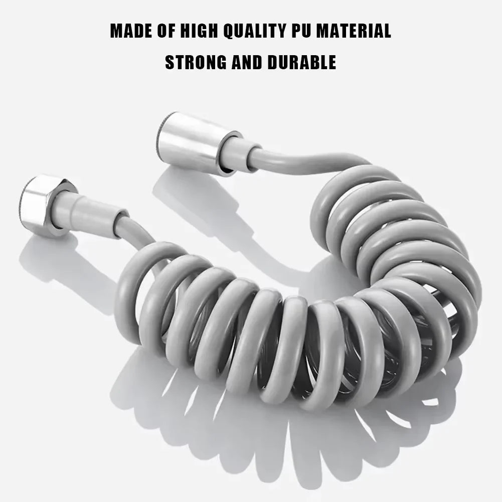 Flexible Spring Shower Hose 2m 3m 5m | Bidet Sprayer Hose