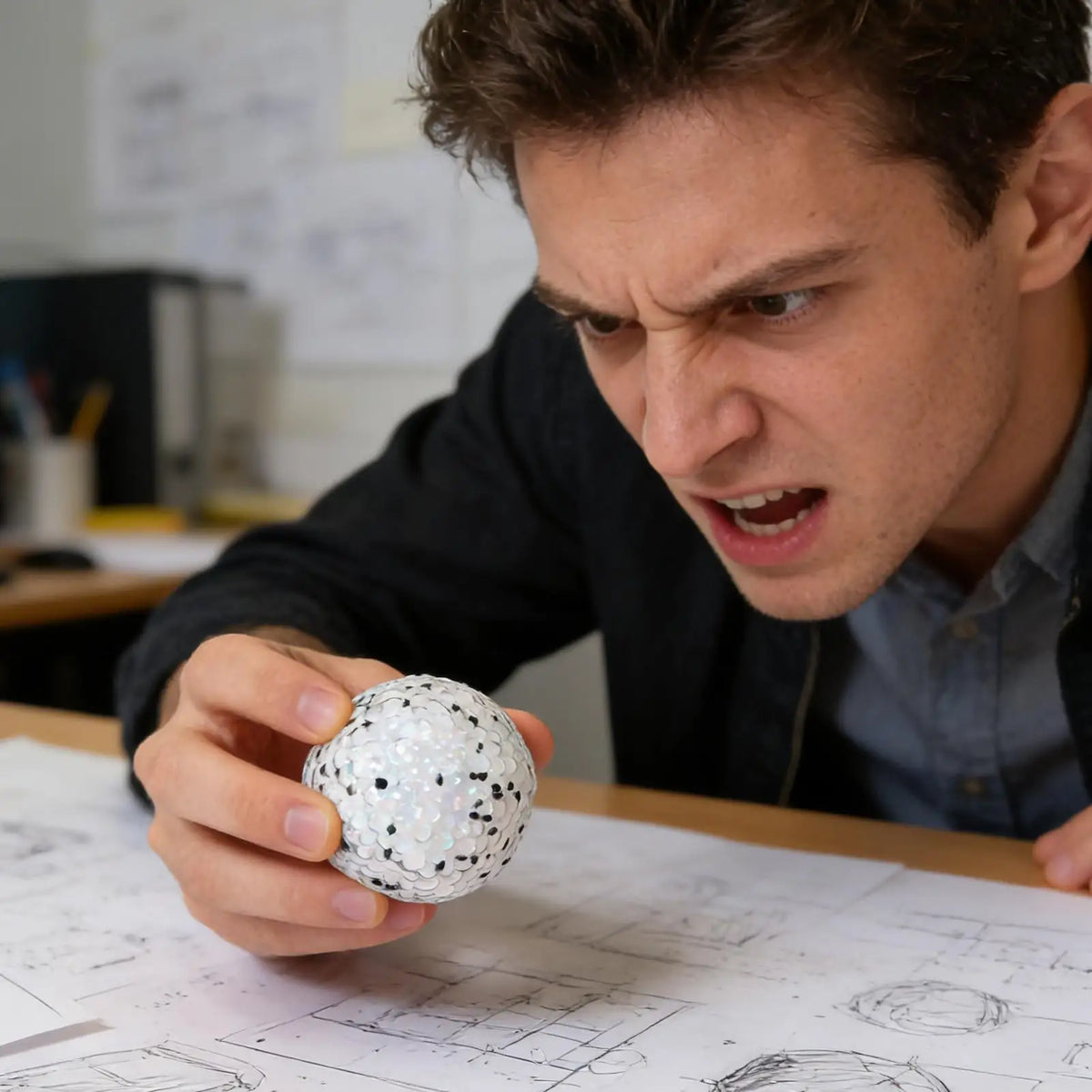 Squeeze Sensory Rice Ball Fidget Toy – Calming Stress Ball
