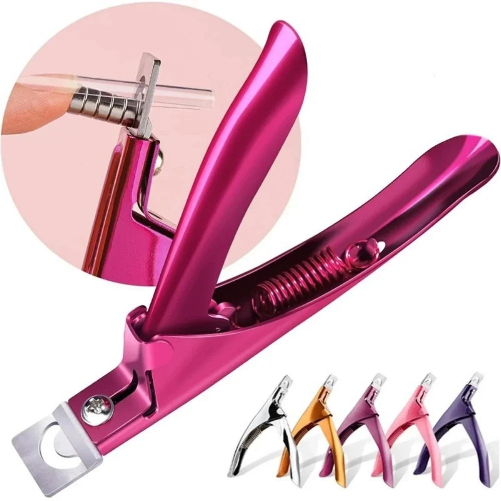 Acrylic Nail Clipper Magnetic U-Cut | Gel & False Nail Cutter