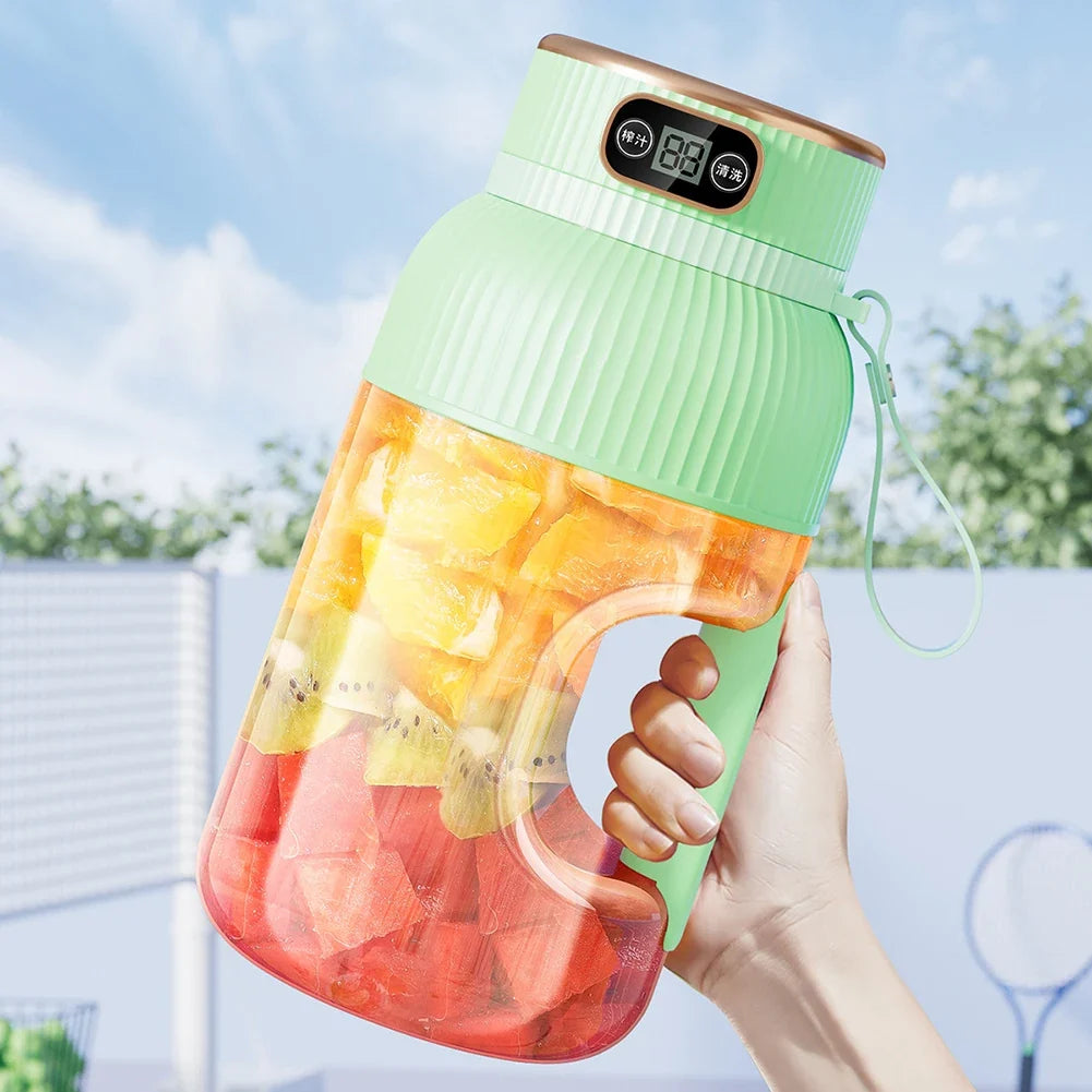 Multiyilego 1200ml Portable Electric Juicer Blender Smoothie Cup