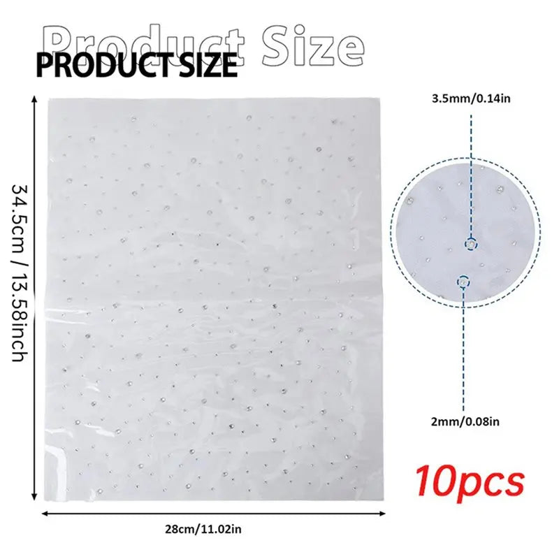 A36T-20 Sheet Iron-on Rhinestone Sheets Transfers Clothing Crystal
