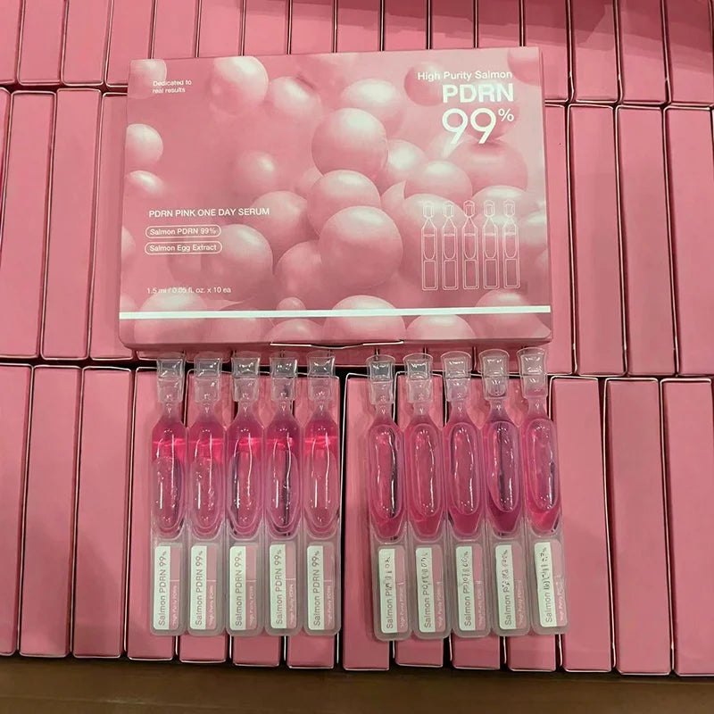 PDRN Hyaluronic Acid Collagen Brightening Ampoule Serum 10-Pack