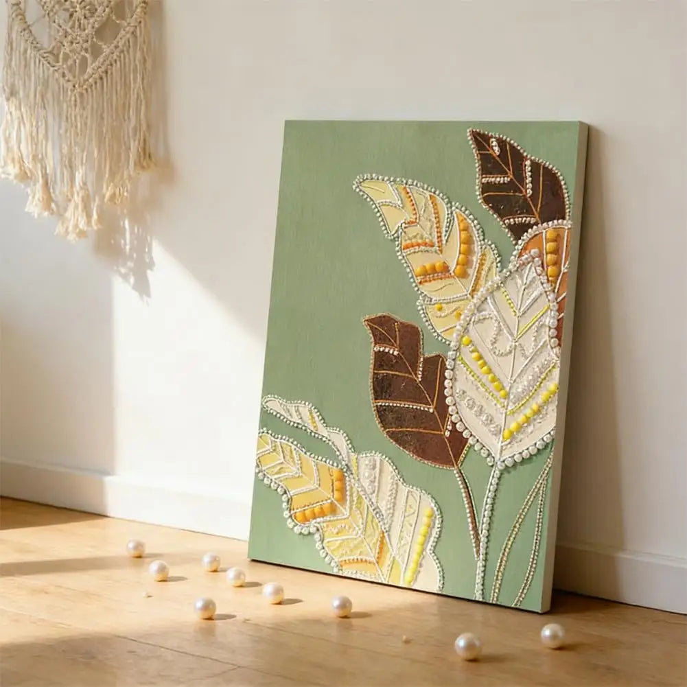 DIY Pearl Gem Painting Kit – Floral Art for Adults 20×30cm