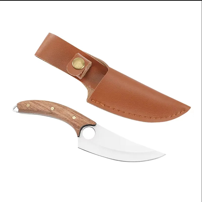COOKCRAZE Stainless Steel Boning Knife – Rosewood Handle 16cm