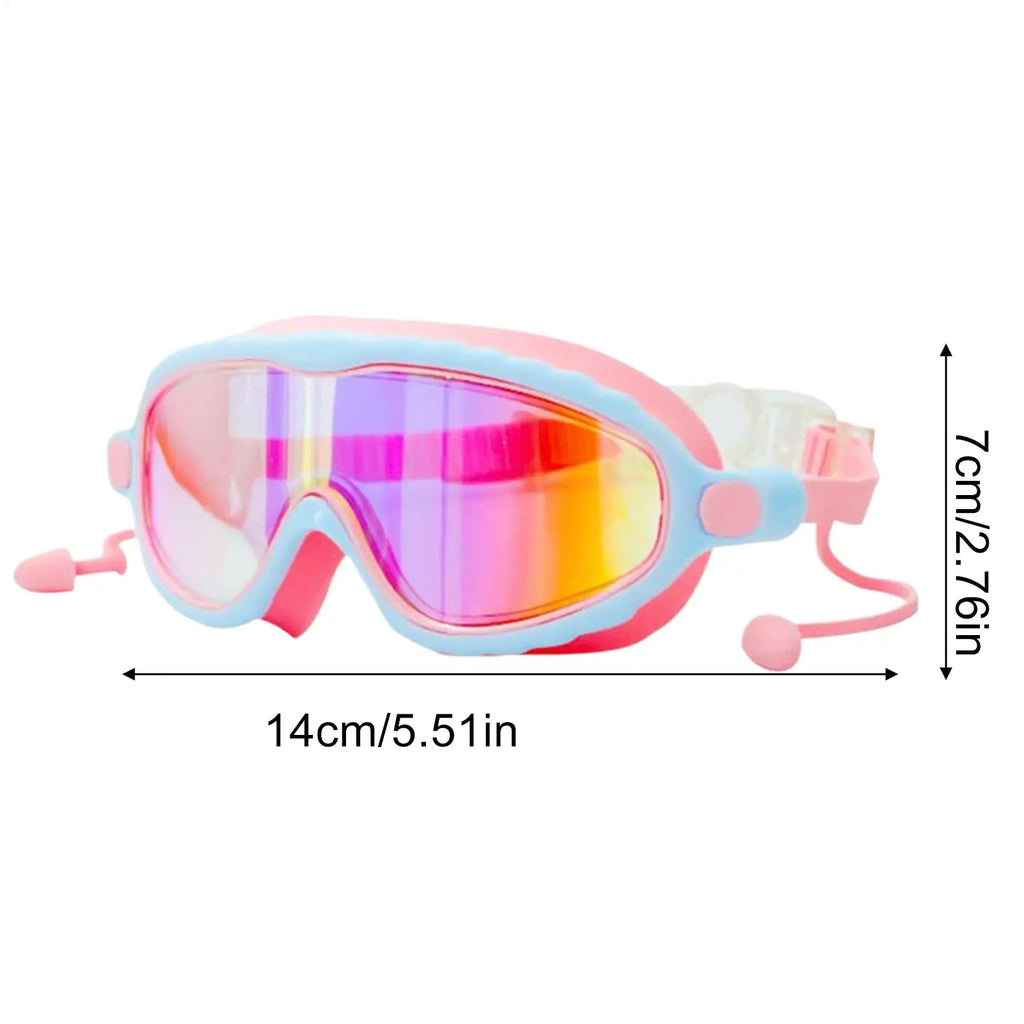 Kids Swim Goggles – Anti-Fog, UV Protection, Large Frame