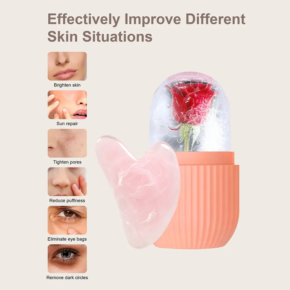 Resin Gua Sha Facial Massager Board – Face & Eye SPA Tool