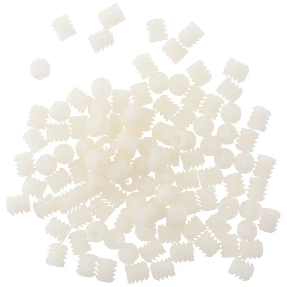 Portable White 0 34 x0 39 Plastic Dowels Practical Hinge Dowel