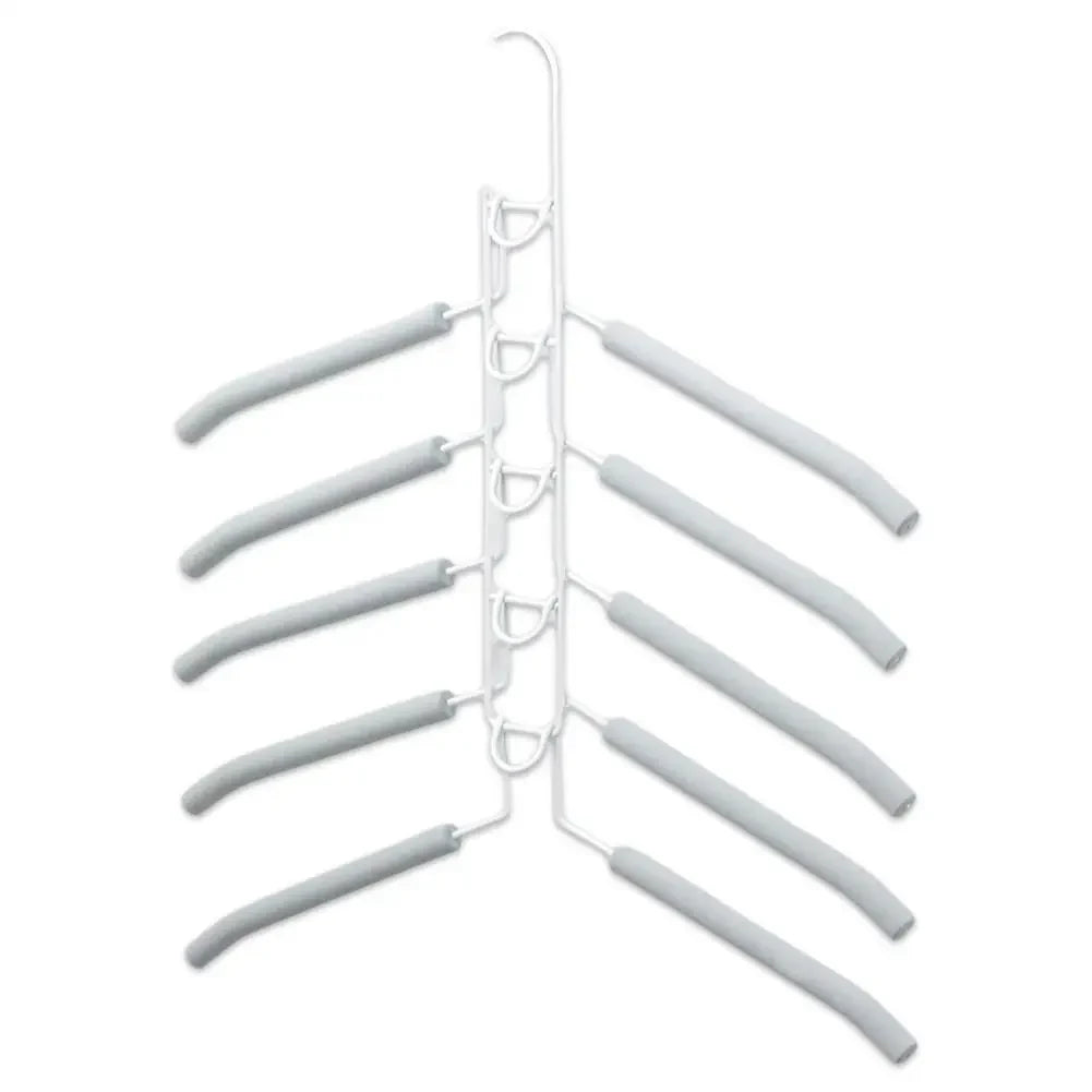 5-in-1 Folding Clothes Hanger – Space Saving Closet Organizer