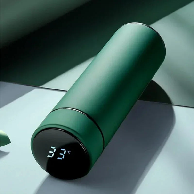 500ml Vacuum Thermos Bottle | Temperature Display | Stainless