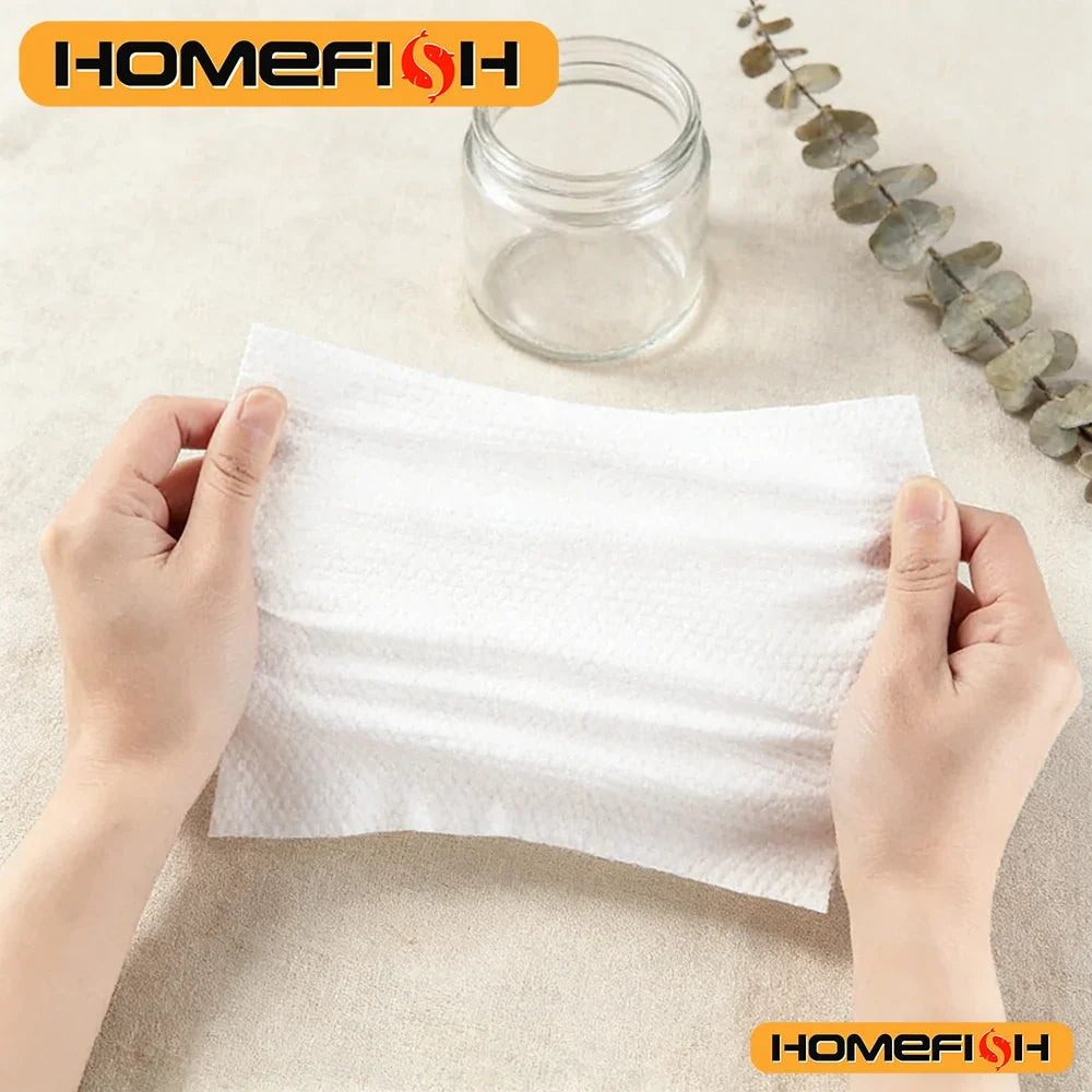 Soft Disposable Cotton Facial Tissues – Makeup Removing Wipes