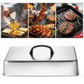 Rectangular Stainless Steel Basting Cover – BBQ Griddle Steam Lid