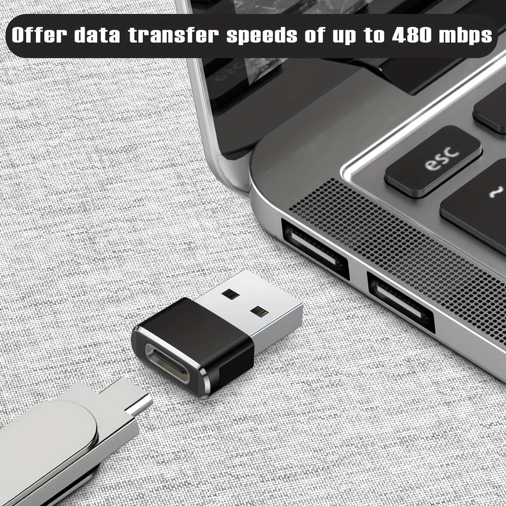 1- USB OTG Adapter Male C Female Type-c Aluminum Alloy Laptop Samsung