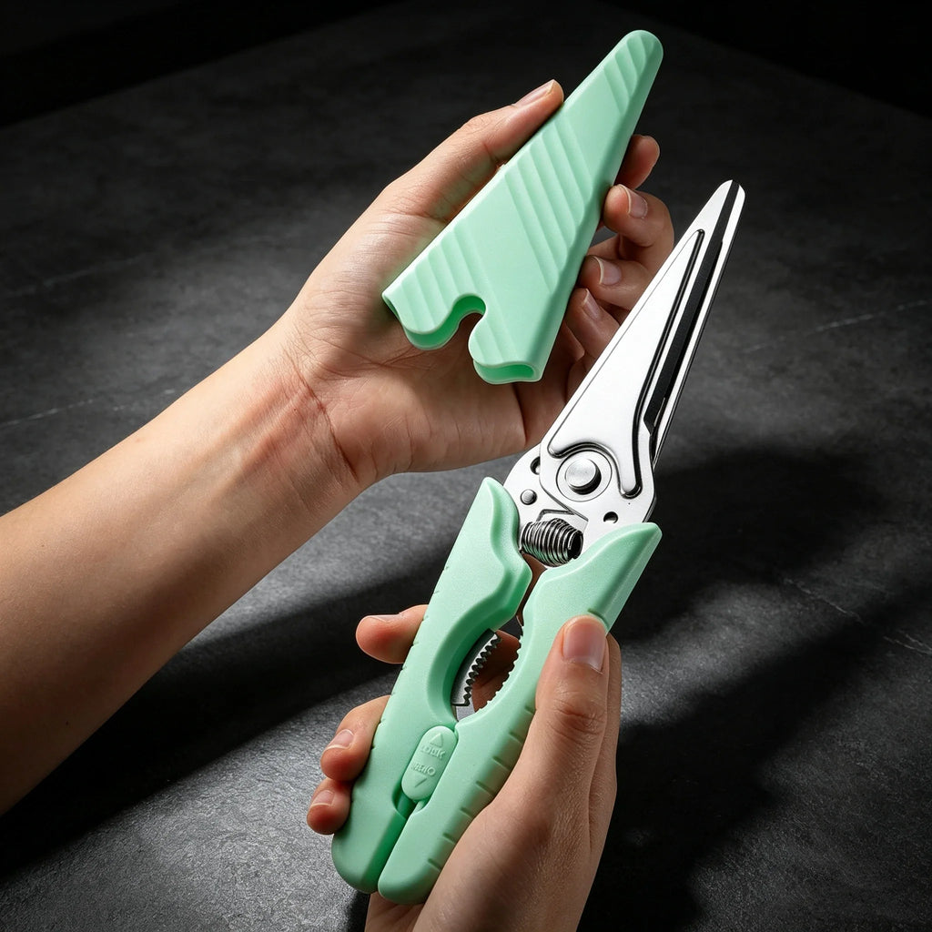 SHENJIU Kitchen Shears – Heavy-Duty Stainless Steel Meat Scissors