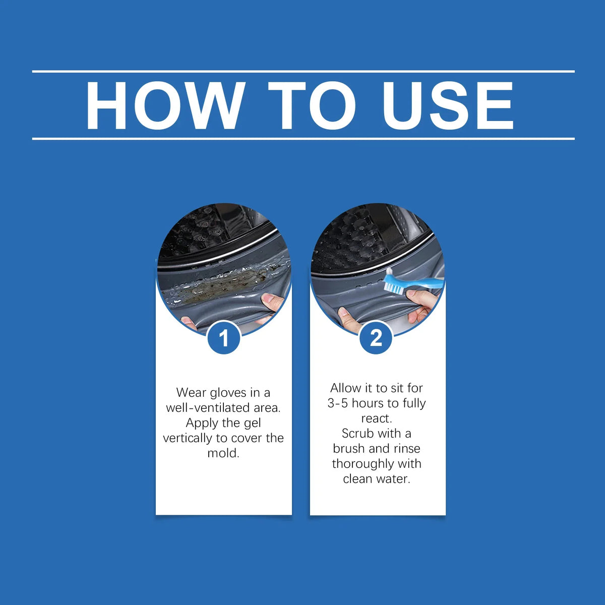 Multipurpose Cleaning Gel & Brush – Mold & Grease Remover