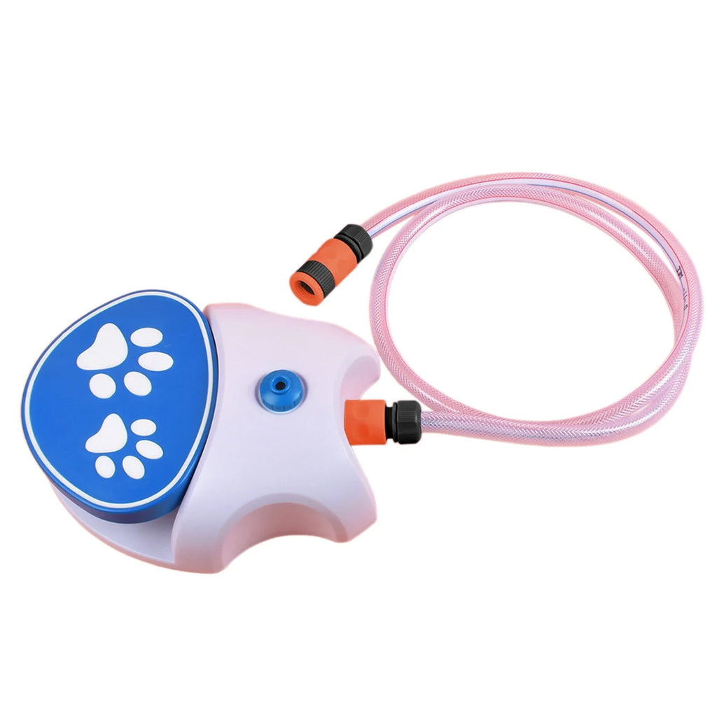 Step-On Dog Water Sprinkler | Paw-Activated Outdoor Pet Fountain