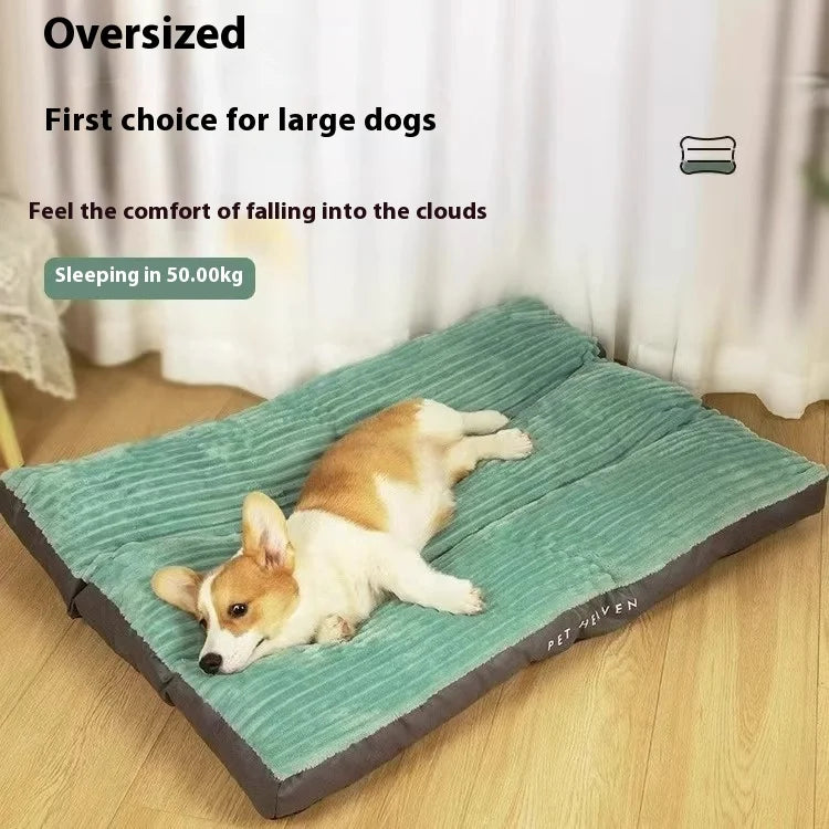 Oversized Dog Mat Sleeping Pad Warmth Winter Detachable Washable